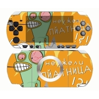 Виниловая наклейка для игровой консоли Sony PSP 2000 "Пятница" артикул 11380a.